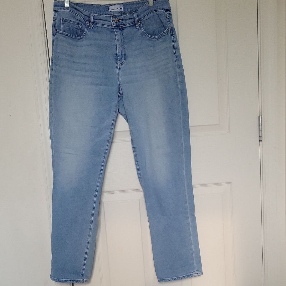 LOFT Jeans‎ Clean Girl Utility Chic  Womens Sx 31/12 The Girlfriend High Rise